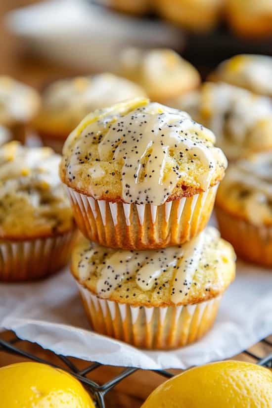 lemon poppy seeds muffins