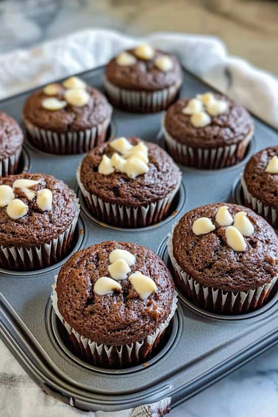 chocolate zucchini muffins recipe